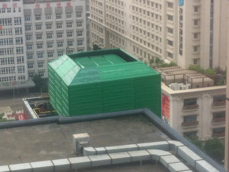 酒店平台冷却塔隔音墙
